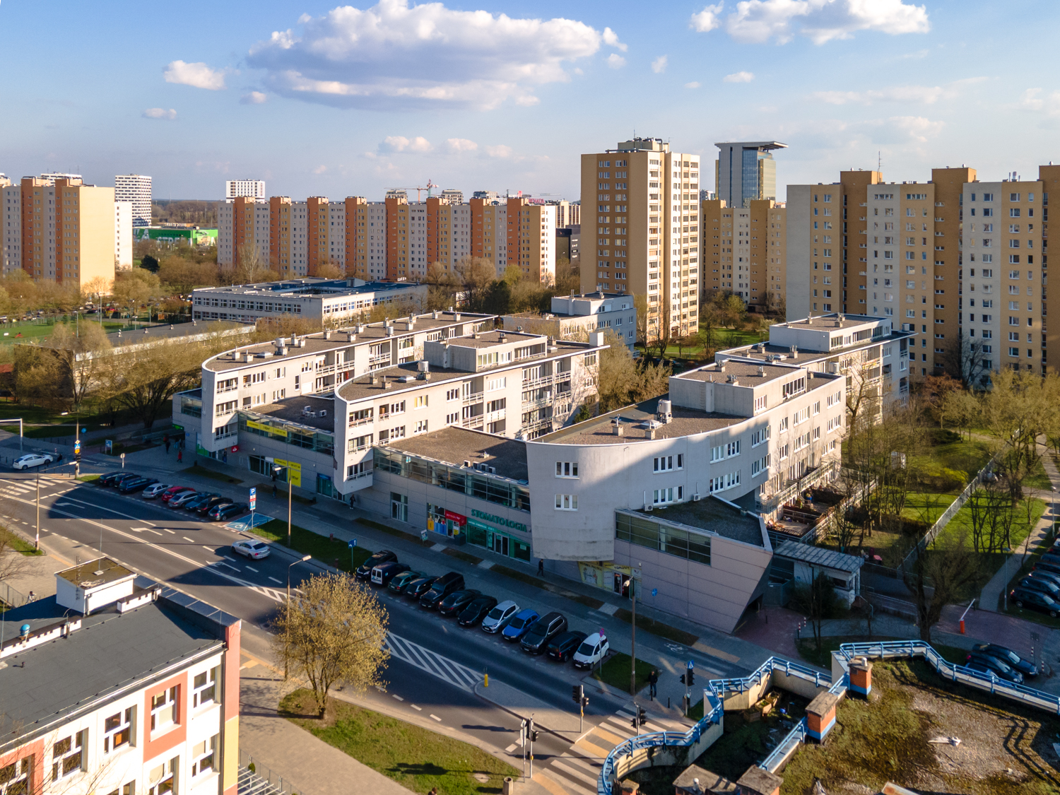 Zdjęcie architektury budynku Budynki mieszkalno-usługowe